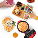 Mini Máquina Waffles Elétrica Portátil 110/220V